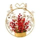 thumbnail image 5 of Adorno de cesta de flores de estilo chino, centro de mesa decorativo de otoño, cosecha, Año Nuevo para fiesta, decoración de vacaciones de interior de EstiloD, 5 of 6