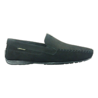 Mocasines Pegada Cuero Nobuck Negro (Hombre) | 140741-08 - Talla 43