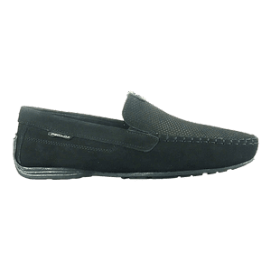 Mocasines Pegada Cuero Nobuck Negro (Hombre) | 140741-08 - Talla 42
