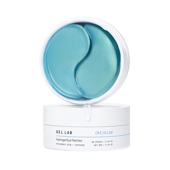 Parches para ojos Gel Lab REGLOW con ácido hialurónico y cafeína x60