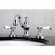 thumbnail image 2 of Grifo Kingston Brass KC7161BPL de lavabo de instalación amplia, cromo pulido, 2 of 5