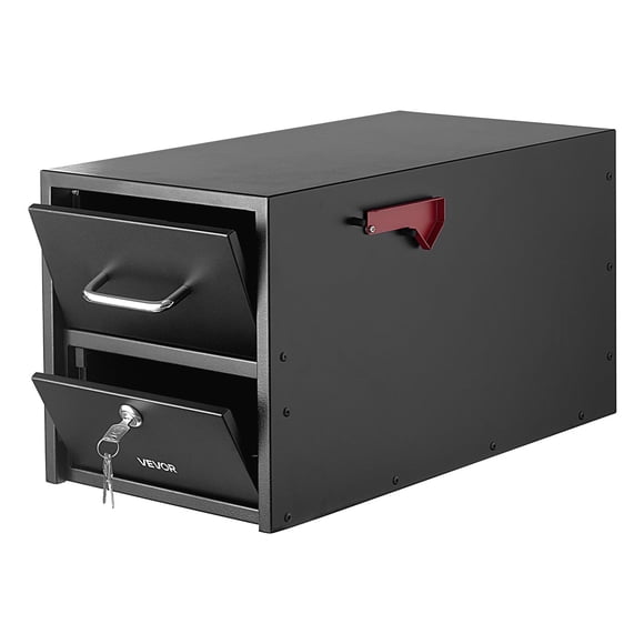 Buzón VEVOR para Poste con Cerradura Antirrobo 53x27x29 cm