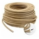 thumbnail image 1 of 5M Cable De Lámpara Vintage Con Cuerda De Cáñamo Trenzada, 1 of 5