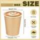 thumbnail image 3 of x1.000 Vasos Para Cafe Vaso Kraft Vaso polipapel liso C/tapa 8oz/236ml Vasos Para Cafe, 3 of 9