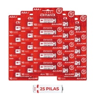 Aiwa - Pila Alcalina Aaa Pack X25 Unidades Lr6P5