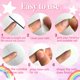 thumbnail image 4 of Uñas Press-On OPkssnails para Niñas 96 piezas con punta almendra, 4 of 6