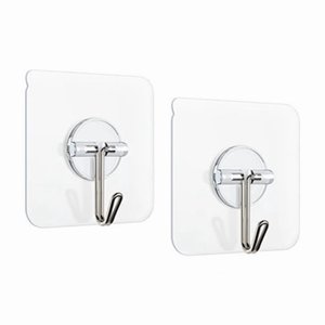 Eon - Gancho Metalico De Pared Con Adhesivo Multiuso