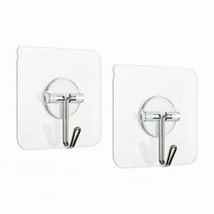 Eon - Gancho Metalico De Pared Con Adhesivo Multiuso