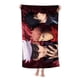 thumbnail image 3 of Jujutsu Kaisen Toalla de playa de secado rápido con diseño temático, regalo para mujeres y niñas, ideal para cumpleaños, fans, amantes de la música, uso en la playa o al aire libre, 78 × 150 cm, 3 of 6