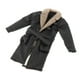 thumbnail image 1 of 1:12 Gabardina Informal Para Hombres Y Mujeres Soldados Figuras Vestir Muñeca Modelo Negro, 1 of 5