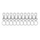 thumbnail image 3 of Gancho De Seguridad De Cordón Giratorio De Metal De 20 Piezas Con Llaveros, 3 of 5