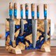 thumbnail image 3 of Bloque de Cuchillos Senken Knives 40 cm x 25 cm Mezcla de Resina Azul, 3 of 8