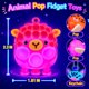 thumbnail image 3 of Juguete Pop Animal ChildFun, 24 piezas, con luz y succión, souvenir, 3 of 3