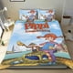 thumbnail image 1 of Pippi Calzaslargas Conjunto de sábanas temático, trío de piezas, cómodo y amigable con la piel, diseño único, regalo de decoración para el hogar para familiares, amigos y fans,173cm *218cm, 1 of 6