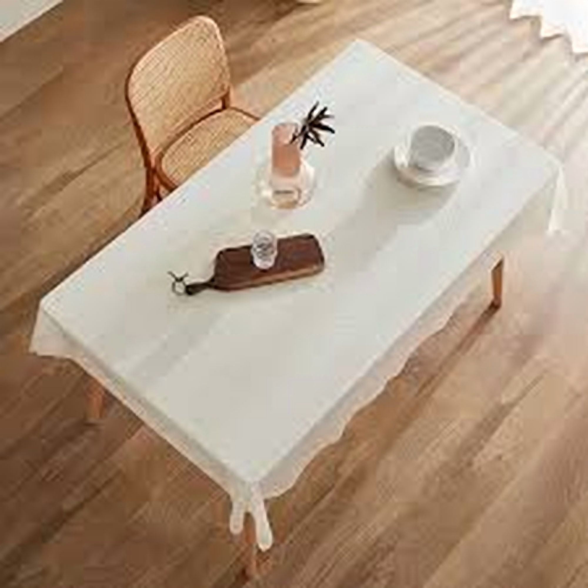 Genérico - Mantel Rectangular Diseños 140x220 Crudo