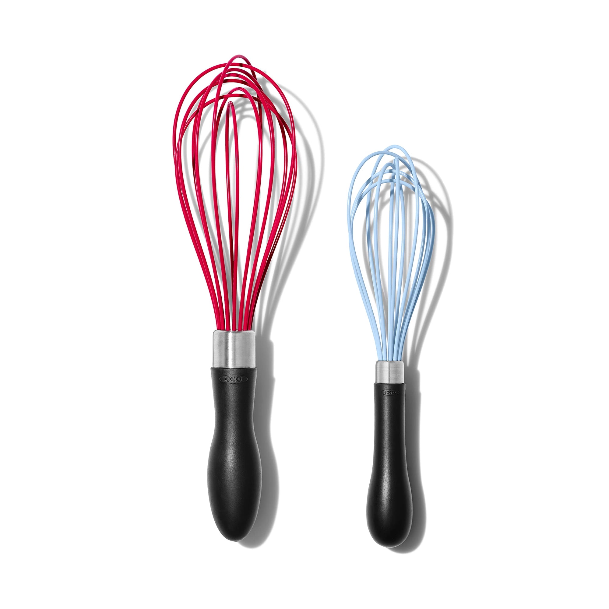 Juego De Batidores Oxo Good Grips De Silicona, 2 Piezas, 22,8 Cm Y 28 Cm