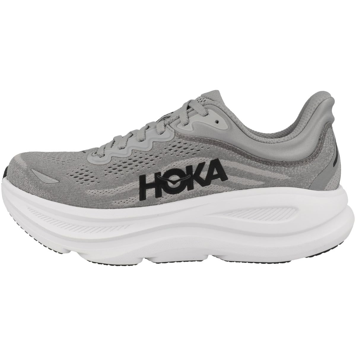 Zapatillas De Correr Hoka Bondi 9 Para Hombre, Color Gris Galáctico, 10 M