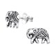 thumbnail image 1 of Pendientes de elefante de plata, 1 of 2