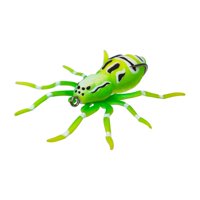 Magideal - Cebos De Araña De Tela Artificial, Señuelos De Pesca De Araña, Con Ganchos Afilados, Señuelo De Natación Suave De Araña De Simulación 3D Para Tipo De Verde