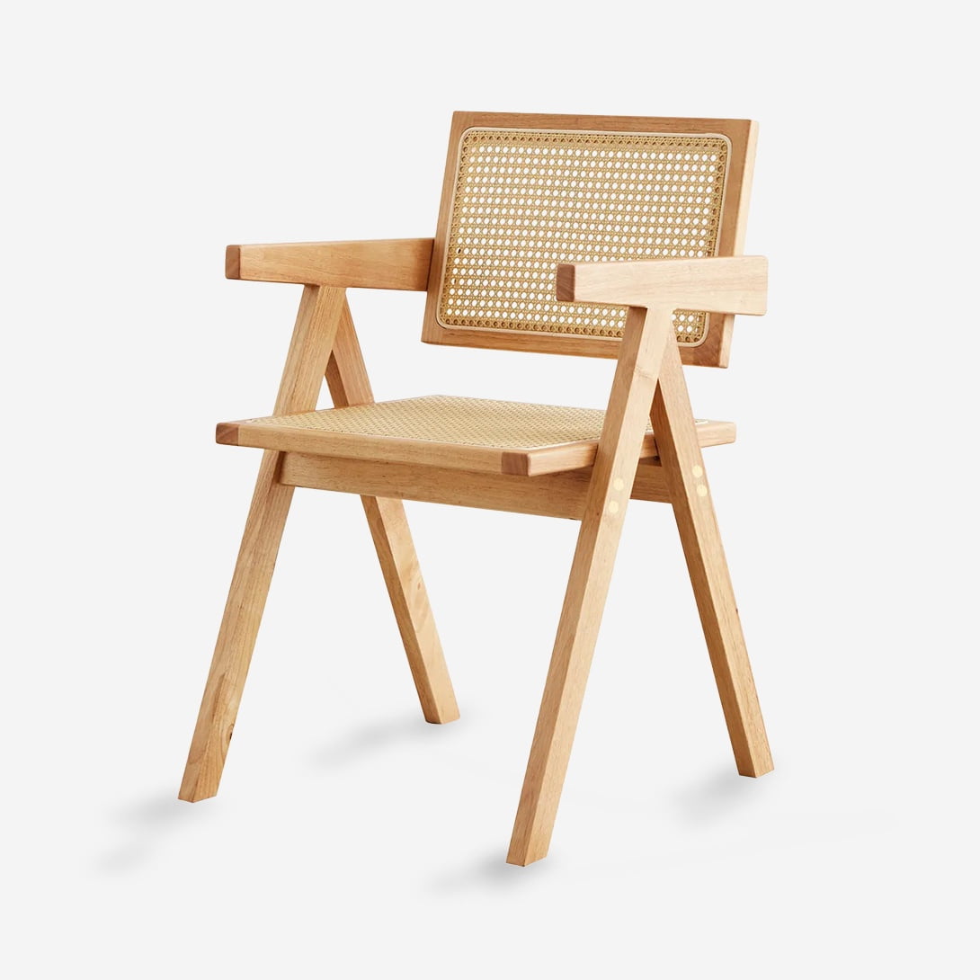 Javimate - Silla De Comedor Chandigarh Madera Natural