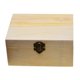 thumbnail image 2 of Caja de almacenamiento de decoupage de joyería de madera lisa natural con bandeja de espejo, 2 of 5