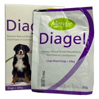 Mervue - Diagel 20G X4 Suplemento Mascotas Diarrea Y Estreñimiento