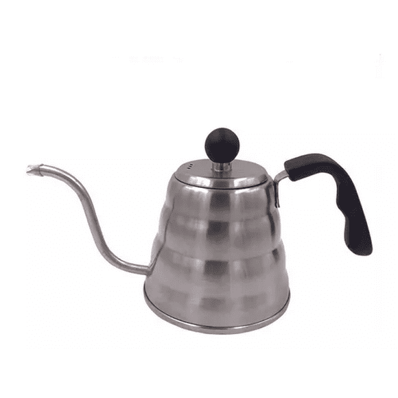 Tetera de cuello de cisne de acero inoxidable, 1.2 litros