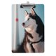 thumbnail image 1 of Portapapeles de Acrílico A4 Desmarcar Diseño Husky Siberiano, 1 of 6