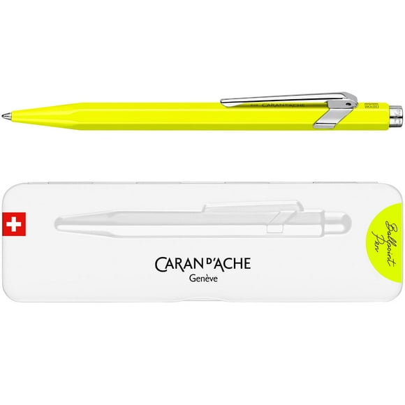 Bolígrafo Caran d Ache 849 Fluor Amarillo