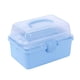 thumbnail image 2 of Caja De Almacenamiento Para El Hogar, Organizador Multifuncional, Estuche De Almacenamiento Para Dormitorio, Hogar Familiar, Azul, 2 of 3