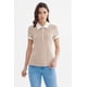 thumbnail image 1 of Polera Mujer Media Pata Botón Beige, 1 of 4