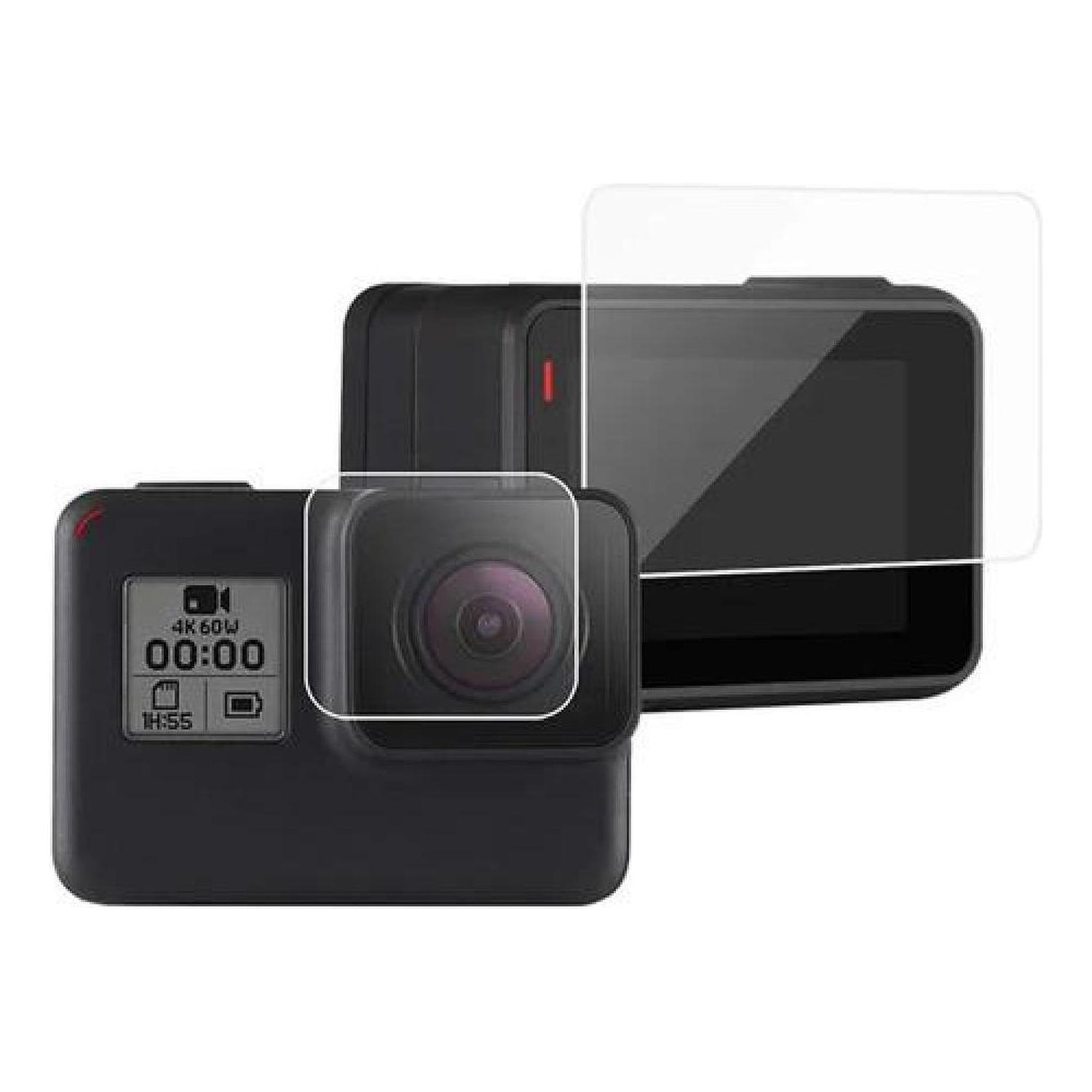 Genérica - Set De Láminas Protectoras De Pantallas Y Lente Gopro Hero 8