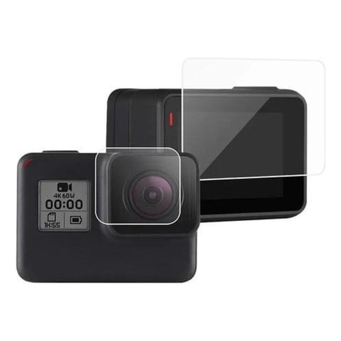 Genérica - Set De Láminas Protectoras De Pantallas Y Lente Gopro Hero 8