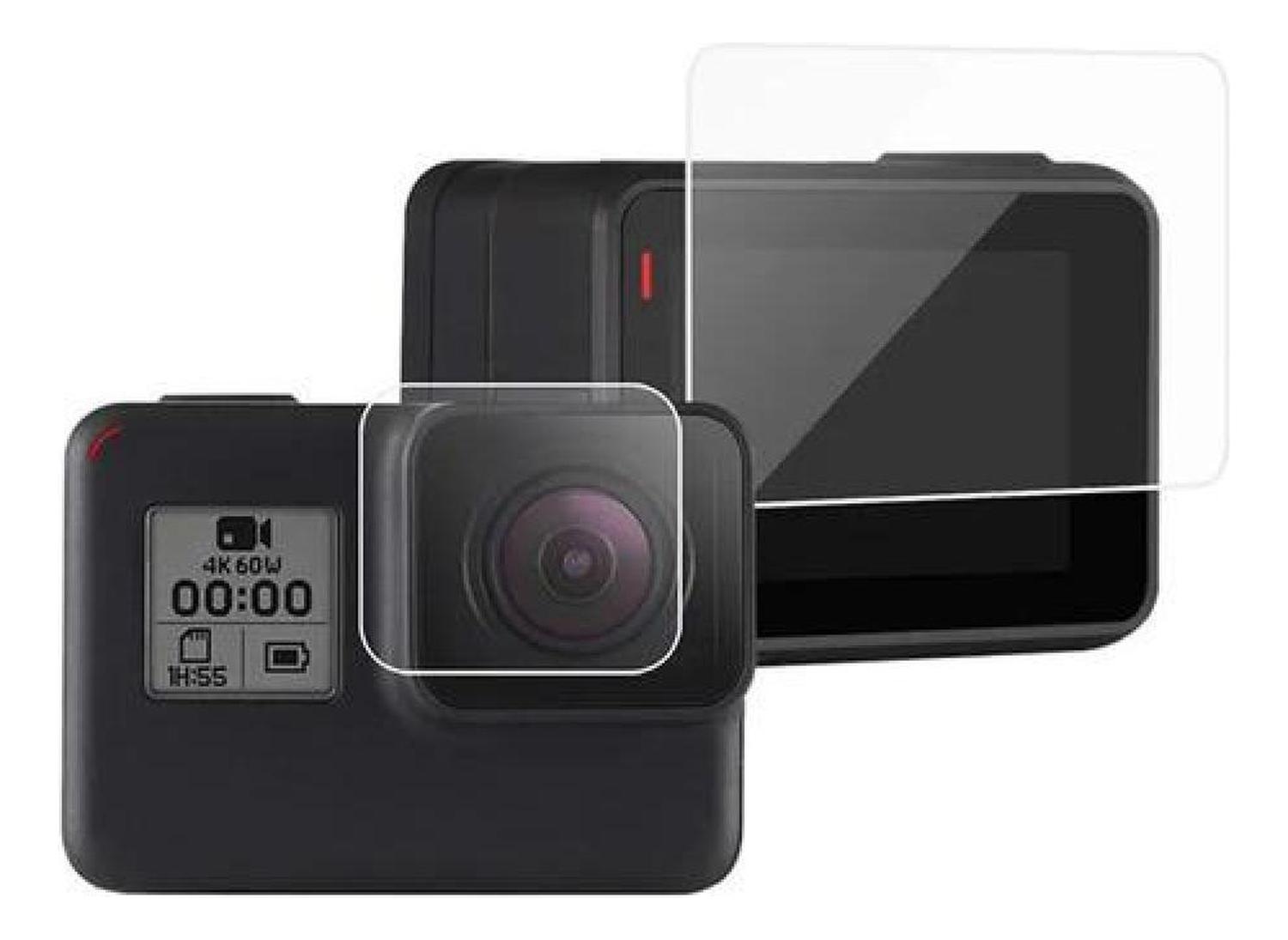 Genérica - Set De Láminas Protectoras De Pantallas Y Lente Gopro Hero 8