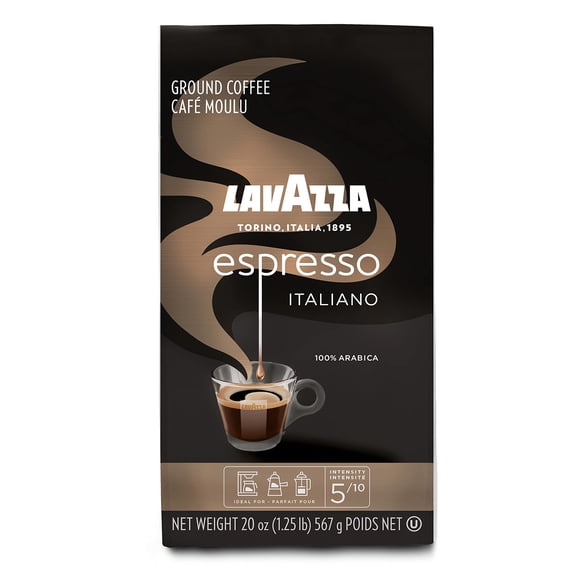 Café Lavazza Espresso, tostado medio 567 g, 100% arábica