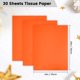 thumbnail image 4 of Papel de seda Hlonon 35 cm × 50 cm Naranja – 30 hojas, 4 of 7