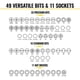 thumbnail image 3 of Juego de herramientas Klein Tools 32787, 64 piezas, microtrinquete, 3 of 9