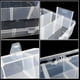 thumbnail image 4 of REGALWOVEN Caja de Almacenamiento de Anillos de Joyería Ajustable con 36 Compartimentos Transparente Organizador de Contenedores de Plástico, 4 of 4