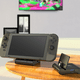thumbnail image 5 of Convertidor de vídeo HDMI portátil compatible con Nintendo Switch - Estación de carga con diseño plegable para la consola Switch-Blanco, 5 of 10