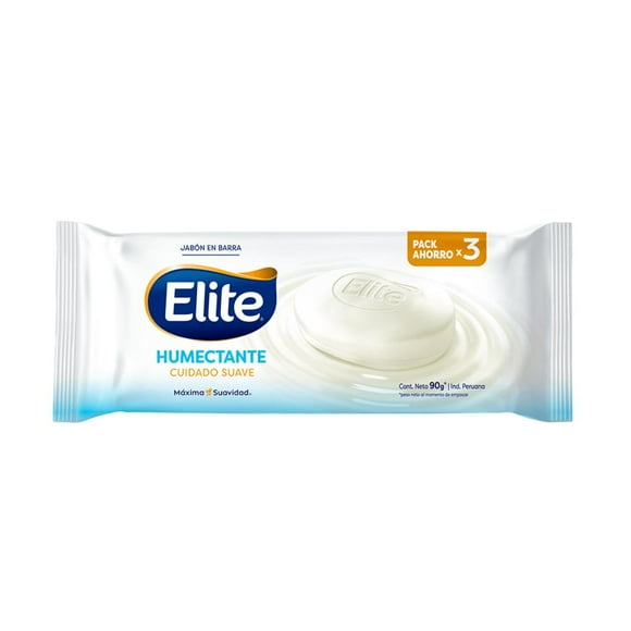 Jabón en Barra Elite Suave, 90 g