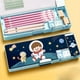 thumbnail image 1 of Organize Your Writing Essentials with our Large Capacity Double Layer Plastic Pen Box, 1 of 5