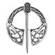 thumbnail image 2 of Broche de Solapa Fiocias Nórdico Vikingo Medieval Plata, 2 of 5