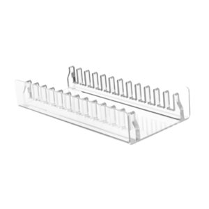 Magideal - Soporte De Almacenamiento De Juegos De Acrílico Transparente, 12 Ranuras, Soporte De Exhibición De Juegos De Exhibición Ligero Para Oficina De Escrito