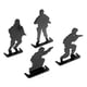 thumbnail image 2 of 4 Uds. De Objetivos De Práctica De Tiro De Metal, Objetivo De Plinking, Soldados Similares A Humanos, 2 of 5