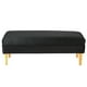 thumbnail image 1 of Banqueta Provenza Liso 2c Felpa 04 Negro, 1 of 2