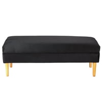 Bodevir - Banqueta Provenza Liso 2C Felpa 04 Negro