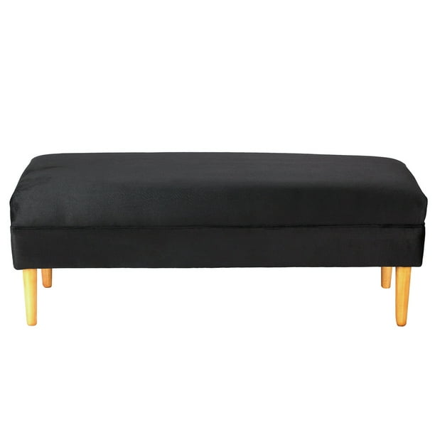 Banqueta Provenza Liso 2c Felpa 04 Negro