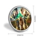 thumbnail image 2 of El mago de la ciudad esmeralda-Theme Round Button Badge: Premium Metal Construction, Ideal for High-End Events 2.8 cm, 2 of 6