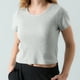 thumbnail image 3 of Polera Waffle Manga Corta Flores Mujer 50378-54, 3 of 4