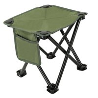 Ioensy - Taburete Plegable Portátil Para Acampar, Resistente, Para Caminar, Acampar Y Viajar.